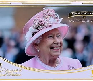 New English Teas Queen Elizabeth II Tea Tin With 72 Teabag Selection