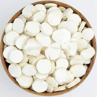 Glorious Inheriting Asian Origin Dried Common Yam Rhizome / Dried Dioscoreae Rhizoma / Dried Rhizome of Common Yam of General Size with Net Bag of 500 grams / 17.64oz