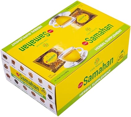 100 Link Samahan Ayurvedic Herbal Tea Packets Sri Lankan (100 PACKET)