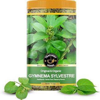 Teacurry Organic Gymnema Sylvestre Leaves (25 Gram) - Gurmar Leaf | Periploca Of The Woods - Supports Overall Wellness