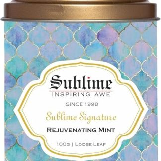 Sublime House of Tea | Rejuvenating Mint (100g) | Caffeine Free and Destressing, Improves Digestion | Magic in a Cup