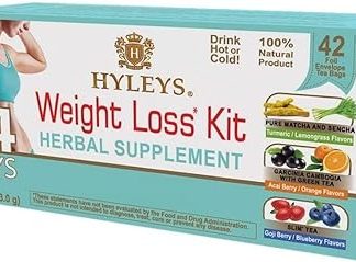 12 Pack of New Hyleys 14 Days Weight Loss Kit - 42 Tea Bags (Gmo Free, Gluten Free, Dairy Free, Sugar Free & 100% Natural)
