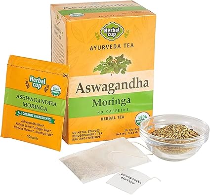 Herbal Cup Ashwagandha Moringa - 16 tea bags ORGANIC