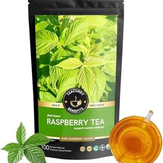 TEACURRY Raspberry Tea - 100 Grams Loose / 50 Cups | Helps With Women And Period Health | Raspberry Leaf Tea 100 G (Pack Of 1)