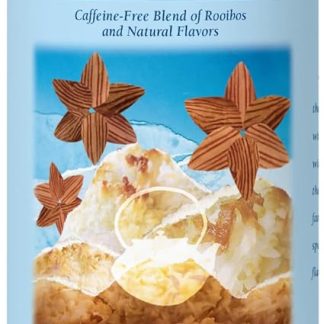 The Republic of Tea Almond Coconut Macaroon Red Rooibos Herbal Tea, 36 Tea Bag Tin