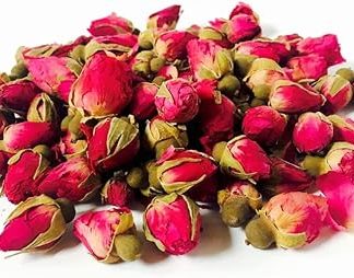 A D Food & Herbs Dried Rose Buds Aromatic Edible for Homemade Lattes, Tea Blends, Bath Salts, Gifts, Crafts (Sundried & Natural) (100 Gms x pack of 2)