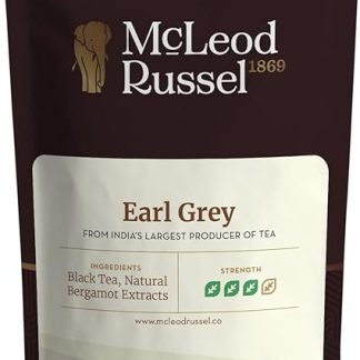 McLeod Russel 1869 - Earl Grey | 100g | Assam Tea | Loose Leaf Black Orthodox | Blended with 100% Natural Bergamot Oil | Citrusy and Refreshing | Brewed Hot or Iced Tea Cups | 40+ Cups