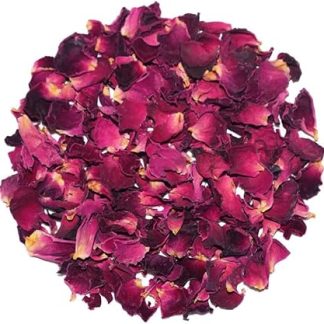 PURE PIK Premium Sun Dried Rose Petals/Gulab Patti (100 Gm) For Skin Care/Herbal Tea/Toppings For Indian Sweets/Boost Immunity 100 Grams