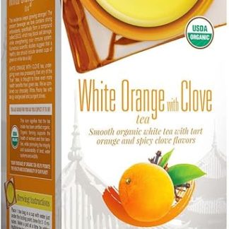 Davidson's Tea White Orange with Clove, 25-Count Tea Bags, 1.25 Oz, (Pack Of 6)