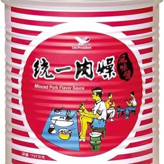 Uni-President Minced Pork Flavor Sauce (統一肉燥風味醬) 737g/Can+Free 馨午茗茶Sun Moon Lake Black tea 1 Pcs