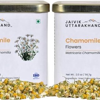 Jaivik Uttarakhand Farm Chamomile Tea (100gm) Stress Relieving Promotes Good Sleep Whole Flower