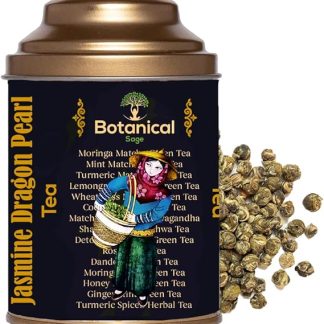 Botanical Sage- Jasmine Dragon Pearl Tea 100g | Jasmine Pearl Green Tea | Selected | Luxury tea