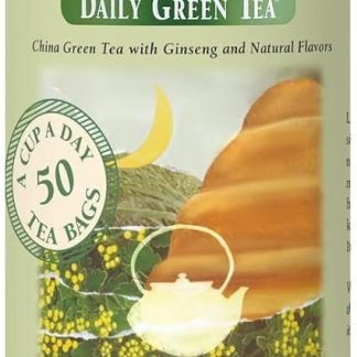 The Republic of Tea Honey Ginseng Green Tea, Caffeinated (50 Tea Bags)