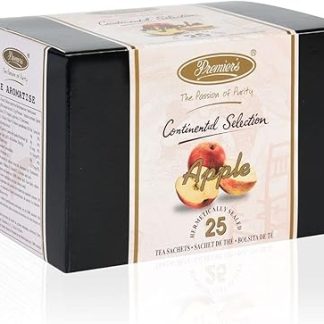 Premiers Apple Flavoured Tea, Fruit Tea, 25 Tea Bags, 50 Gms, No Additives, Make Iced Or Hot Tea, Fruity Taste Of Apple In Black Tea 25 Count (Pack Of 1)