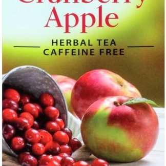 Bigelow Cranberry Apple Herbal Tea Bags 28-Count Box (Pack of 1) Cranberry Apple Hibiscus Flavored Herbal Tea Bags All Natural Non-GMO