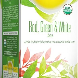 Davidson's Tea Red, Green & White Blend, 25-Count Tea Bags, 1.41 Oz (Pack of 6)