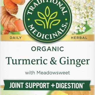 Traditional Medicinals Organic Turmeric with Meadowsweet and Ginger, 24.09 g