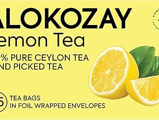 Alokozay Premium Tea Lemon Tea Pure Ceylon Black Tea 25 Sachets, 50g