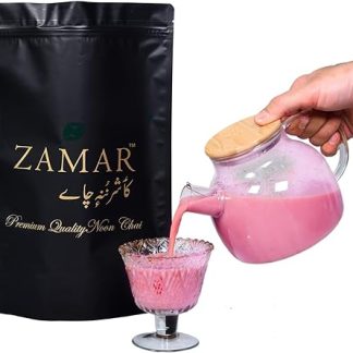 ZAMAR Kashmiri Original Noon Chai | Gulabi Chai | Namkeen Tea | Pink Tea, Sheer Chai, Samovar Tea, Long Leaves Green Tea Loose Leaves (500Gm Each) Pack Of 1