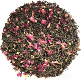 Glorious Inheriting Asian origin fragrant herbal fruit tea - pu'er tea mixed with dried rose petals with net bag of 1,000 grams / 35.27 ounce