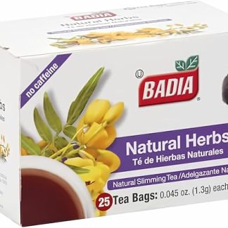 Badia Tea Bag, Natural Herbs, 25 ct - Pack of 2