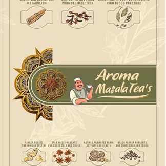 Aroma Tea's Aroma Masala Tea's Masala Tea & Masala Chai Patti Loose Leaf Strong Aroma & Natural Colour Masala Tea Strong 100 Gm Kadak Chai