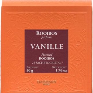 Dammann Rooibos vanilla 25 cristal bags - without caffeine