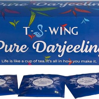 TeaSwan Pure Darjeeling Tea - The Famous Black Tea from Darjeeling | 100 Tea Bags | Improved Immunity, Digestion and Stress Relief (1)