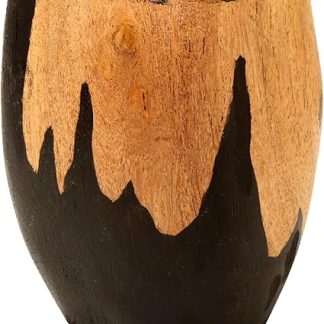 Argentine Carob Wood Mate Ranchero (Black)