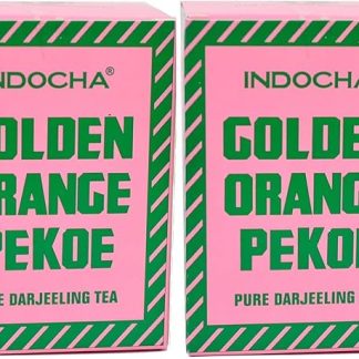 INDOCHA Golden Orange Pekoe Darjeeling Tea 500G | 250G X 2 Pack | Makes 250 Cups | Pack Of 2 | Loose Leaf Tea | Real High Aroma & Smoky Taste | Rich In Anti-Oxidants | Healthier Lifestyle |