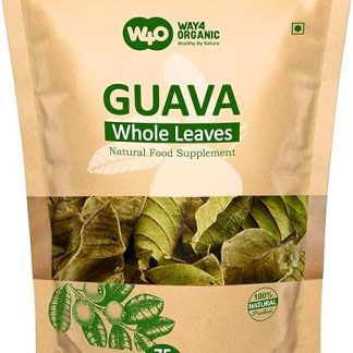 Guava Whole Dry Leaves 2.65 oz(75 grams), Loose Leaf Tea, 100% Pure Leaves