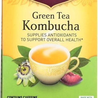 Yogi Tea Co Organic Kombucha Green Tea - 16 bags per pack - 6 packs per case.