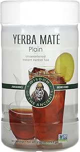 Wisdom of the Ancients Instant Yerba Mate Tea, Unsweetened, 2.82 Ounce