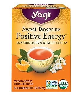 Yogi Tea Sweet Tangerine Positive Energy, 16 ct