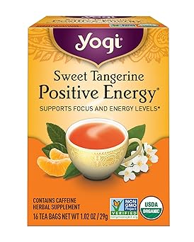 Yogi Tea Sweet Tangerine Positive Energy, 16 ct
