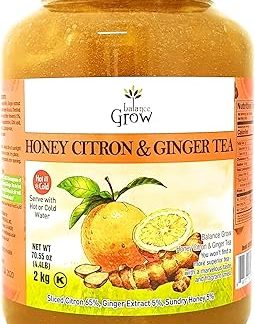 Balance Grow Honey Citron & Ginger Tea 70.55oz (4lbs/2kg) Pack Of 1, 1count