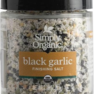 Simply Organic Black Garlic Finishing Salts, 2.19 Ounce