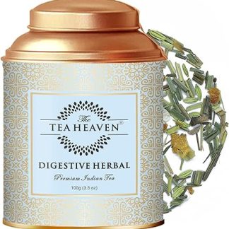 The Tea Heaven | Tea Gift - Digestive Herbal Tea (Wellness Tea) - Relieves Gas And Stomach Discomfort- 100% Natural Ingredients- 50 Grams(25 Cups) 50 Grams (25 Cups) Multi