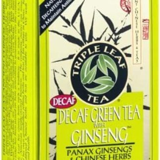 Triple Leaf Tea Decaf Green Tea with Ginseng - 20 CT