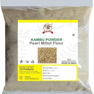 VS Products Kambu Powder, Pearl Millet Flour, Bajra Powder,1.950kg