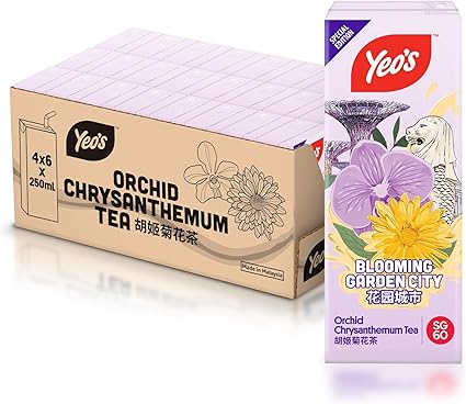 Yeo's Orchid Chrysanthemum 250ML (Case of 24)