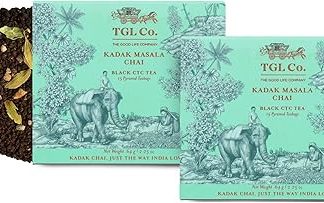 TGL Co. The Good Life Company Tgl Co. Kadak Masala Chai Tea Bag/Loose Tea Leaf (16 Tea Bags) Pack Of 2 32 Tea Bag