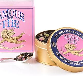 TWG Tea Amour De Thé, Loose Leaf Darjeeling Black Tea In Caviar Gift Tea Tin, 100 G