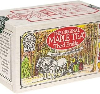 The Metropolitan Tea Company 62WD-618B-041 Maple 25 Teabags in Wood Box