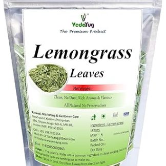 VY VedaYug Lemongrass Herbal Tea Leaves I Boost Metabolism Used For Detox, 70G