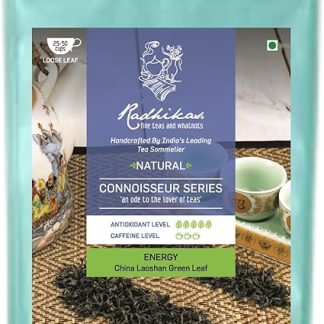 Radhikas Fine Teas and Whatnots Energy China Laoshan Green Leaf, 50g