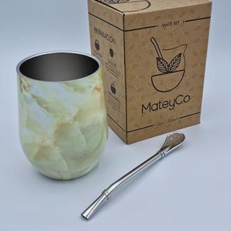 Argentine Mate Set Including Bulb 355ml Matte Argentina Set Double Wall Stainless Steel Matt Argentina Pastel Colours