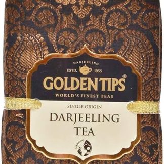 Golden Tips Healthy/Natural and Organic Loose Leaves Darjeeling Black Tea Brocade Bag (200 Gram, 100 Cups)