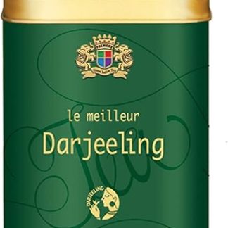 Premiers Darjeeling Tea, Premium Black tea, Pure and Authentic Single Origin Tea, Loose Leaf Tea, 125 Gms, 62 Cups, Garden Fresh Tea, Muscatel and Slightly Fruity Taste, Elegant Square Metal Caddy