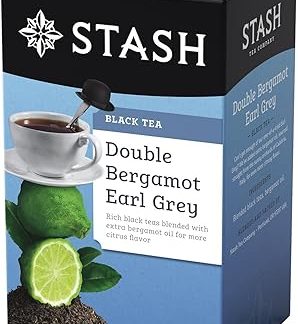 Stash Double Bergamot Earl Grey Black Tea, Tea bags, 18 ct